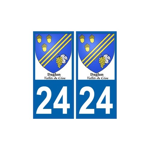 64 Pau adesivo piastra di registrazione city