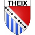 Theix 56 ville Stickers blason autocollant adhésif