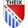 Theix Sticker wappen, gelsenkirchen, augsburg, klebender aufkleber