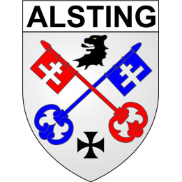 Alsting 57 ville Stickers blason autocollant adhésif