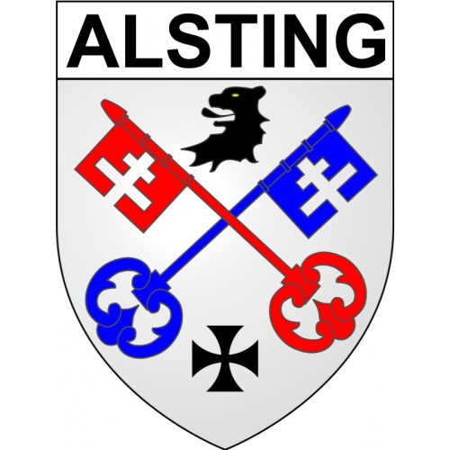 Stickers coat of arms Alsting adhesive sticker