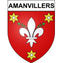 Stickers coat of arms Amanvillers adhesive sticker