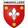 Amanvillers 57 ville Stickers blason autocollant adhésif
