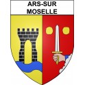 Stickers coat of arms Ars-sur-Moselle adhesive sticker
