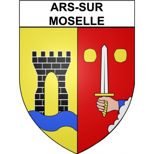Ars-sur-Moselle 57 ville Stickers blason autocollant adhésif