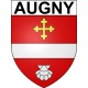 Pegatinas escudo de armas de Augny adhesivo de la etiqueta engomada