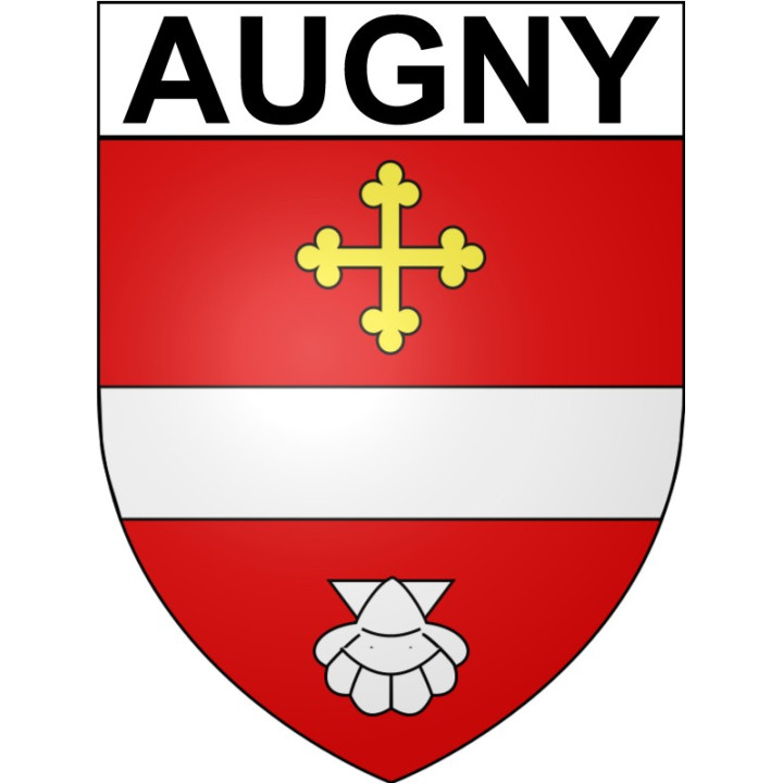 Augny 57 ville Stickers blason autocollant adhésif