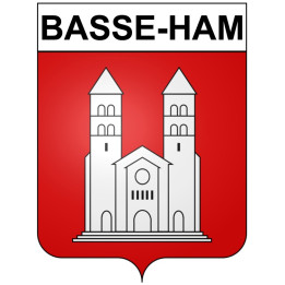 Basse-Ham 57 ville Stickers blason autocollant adhésif