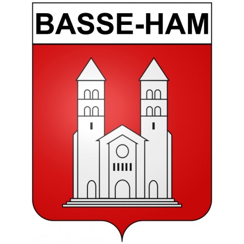 Basse-Ham 57 ville Stickers blason autocollant adhésif