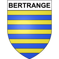 Bertrange Sticker wappen, gelsenkirchen, augsburg, klebender aufkleber
