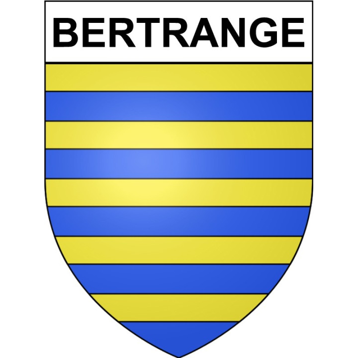 Bertrange Sticker wappen, gelsenkirchen, augsburg, klebender aufkleber