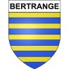 Pegatinas escudo de armas de Bertrange adhesivo de la etiqueta engomada