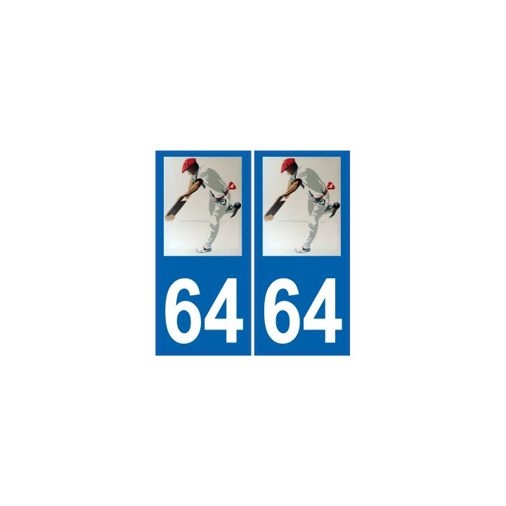 64 Pau placa etiqueta de registro de la ciudad