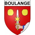 Pegatinas escudo de armas de Boulange adhesivo de la etiqueta engomada