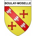 Pegatinas escudo de armas de Boulay-Moselle adhesivo de la etiqueta engomada