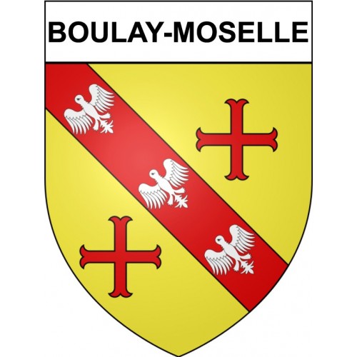 Adesivi stemma Boulay-Moselle adesivo