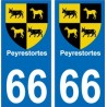64 Pau-aufkleber plakette ez stadt