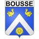 Pegatinas escudo de armas de Bousse adhesivo de la etiqueta engomada