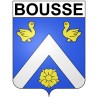 Stickers coat of arms Bousse adhesive sticker