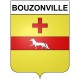 Pegatinas escudo de armas de Bouzonville adhesivo de la etiqueta engomada