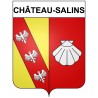Château-Salins 57 ville Stickers blason autocollant adhésif
