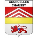 Adesivi stemma Courcelles-Chaussy adesivo