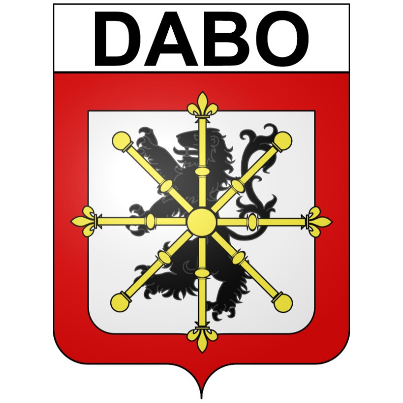 Dabo Sticker wappen, gelsenkirchen, augsburg, klebender aufkleber