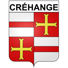 Créhange Sticker wappen, gelsenkirchen, augsburg, klebender aufkleber