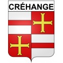 Pegatinas escudo de armas de Créhange adhesivo de la etiqueta engomada
