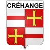 Créhange Sticker wappen, gelsenkirchen, augsburg, klebender aufkleber
