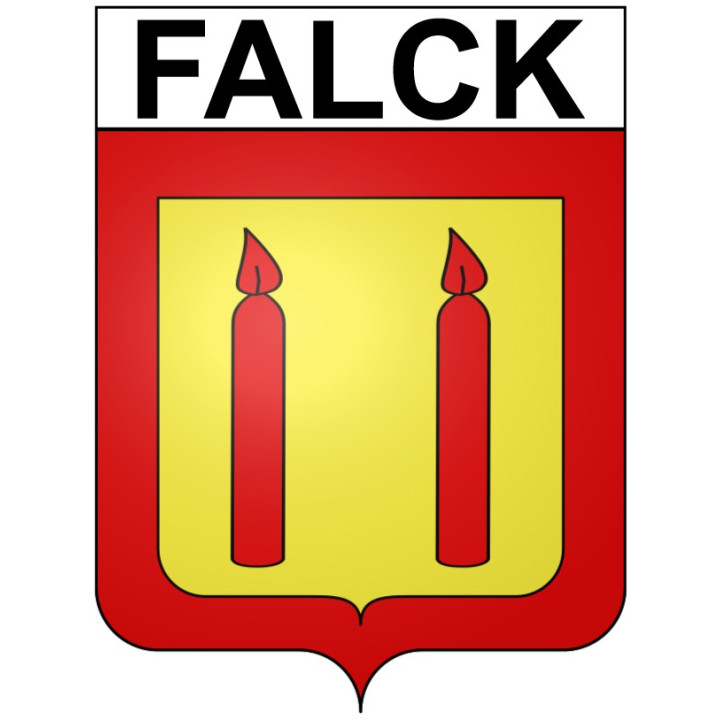 Falck 57 ville Stickers blason autocollant adhésif