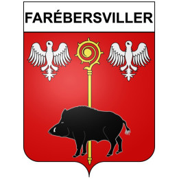 Stickers coat of arms Farébersviller adhesive sticker