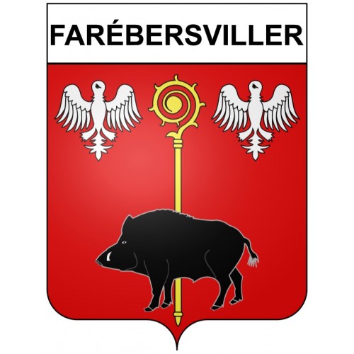 Stickers coat of arms Farébersviller adhesive sticker