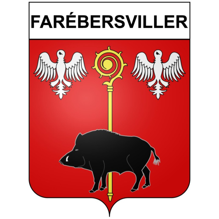 Stickers coat of arms Farébersviller adhesive sticker
