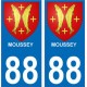 64 Pau-aufkleber plakette ez stadt