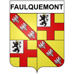 Faulquemont Sticker wappen, gelsenkirchen, augsburg, klebender aufkleber