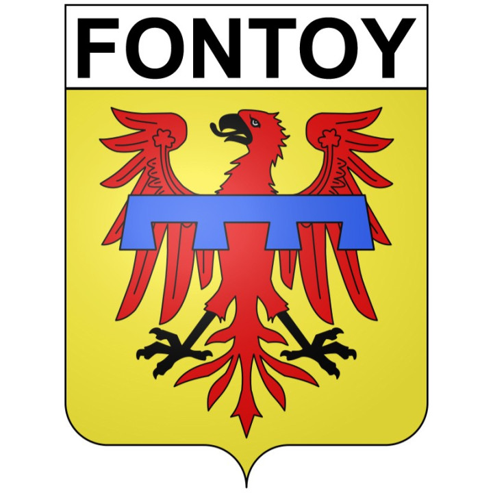 Fontoy 57 ville Stickers blason autocollant adhésif