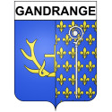 Gandrange Sticker wappen, gelsenkirchen, augsburg, klebender aufkleber