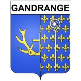 Gandrange 57 ville Stickers blason autocollant adhésif