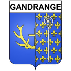 Gandrange Sticker wappen, gelsenkirchen, augsburg, klebender aufkleber