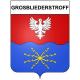 Grosbliederstroff 57 ville Stickers blason autocollant adhésif