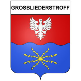 Grosbliederstroff 57 ville Stickers blason autocollant adhésif
