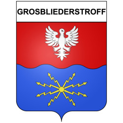 Grosbliederstroff 57 ville Stickers blason autocollant adhésif