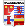 Hagondange 57 ville Stickers blason autocollant adhésif