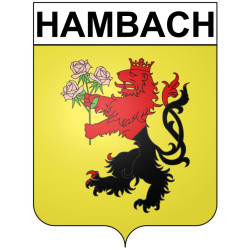 Hambach Sticker wappen, gelsenkirchen, augsburg, klebender aufkleber