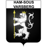 Ham-sous-Varsberg Sticker wappen, gelsenkirchen, augsburg, klebender aufkleber