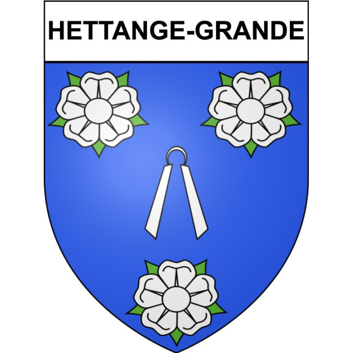 Hettange-Grande Sticker wappen, gelsenkirchen, augsburg, klebender aufkleber