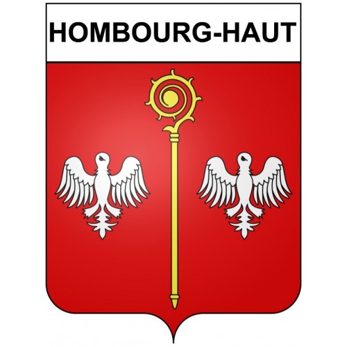 Stickers coat of arms Hombourg-Haut adhesive sticker