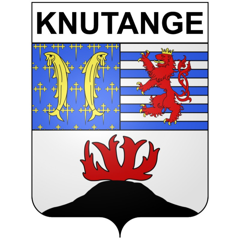 Adesivi stemma Knutange adesivo