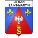 Le Ban-Saint-Martin Sticker wappen, gelsenkirchen, augsburg, klebender aufkleber